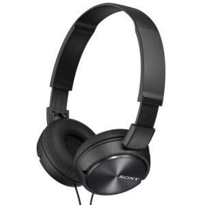 Headset sony mdr-zx310ap compactos microfono integrado cable 1.2m negro jack 3.5 control remoto