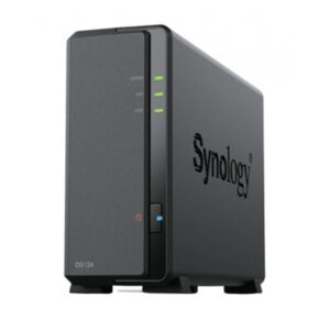 Servidor nas synology disk station ds124 1 bahia marvell armada 3700 88f3720 800 mhz 512 mb ddr3l