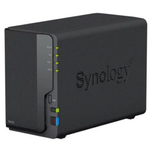 Servidor nas synology disk station ds223 2gb 3xusb3.2 2 bahias realtek rtd1619b jbod, raid 0, raid 1