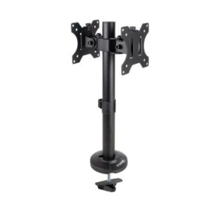 Soporte de mesa tooq db1132tn-b para 2 pantallas 17"-32" gira e inclina color negro