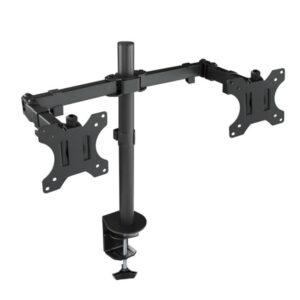 Soporte de pared orientable tooq lp7866tn-b para pantalla 37"- 80" doble brazo dual con giro e incli