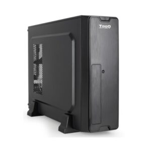Caja microatx slim tooq tqc-3007u3cd negra microatx/mini itx f/a sfx 500w lector de tarjetas