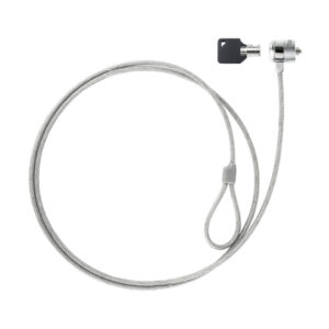 Cable de seguridad portatiles/monitores/televisiones tooq tqclk0025 con llave 1.5 m sistema kensingt