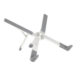 Soporte para portatil tooq tqlrs0036-al elevador plegable 11"-17.3" 5 niveles aluminio plata