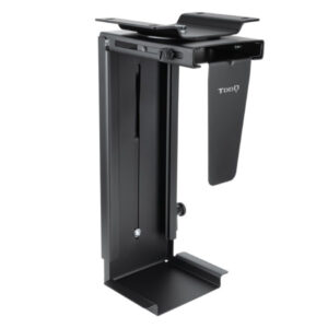 Soporte de cpu suspendido tooq tqmud01 ajustable para equipos de 300-533mm alto 88-203mm ancho max 1