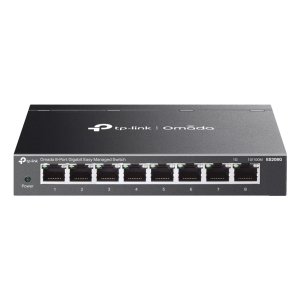 Switch semigestionable tp-link omada es208g 8p 8xlan gb metal
