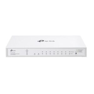 Switch semigestionable tp-link festa fs310g 8xrj45 gb 2xsfp gb carcasa metalica poe 61w vlan