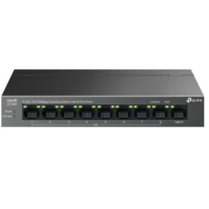 Switch no gestionable tp-link ls109p litewave 8p 10/100 poe+ sobremesa carcasa metal no rack