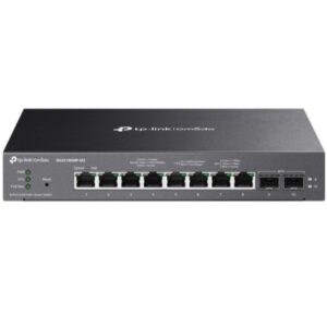Switch semigestionable tp-link sg2210xmp-m2 10p 8x2.5gb poe+ 160w 2x10gb sfp+ app rack negro
