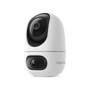 Camara interior wifi tp-link tapo c245d 2x 2k 3mp dual lens pan tilt audio bidireccional blanco