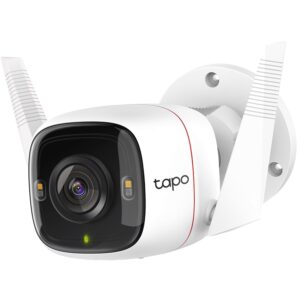 Camara exterior rj45 wifi tp-link tapo c320ws ip66 2k vision nocturna 30m deteccion mov.