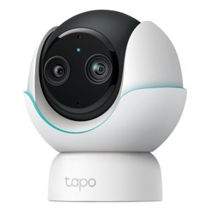 Camara interior wifi tp-link tapo c480 babycam 4mp 2k doble lente soporte cuna bidireccional can