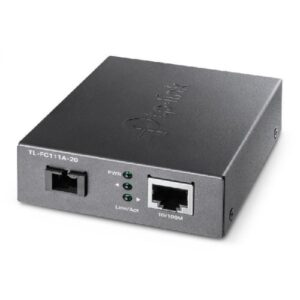 Convertidor de fibra tp-link fc111a-20 single-mode sc wdm bidireccional de 1p rj45 10/100 a 1p sc po