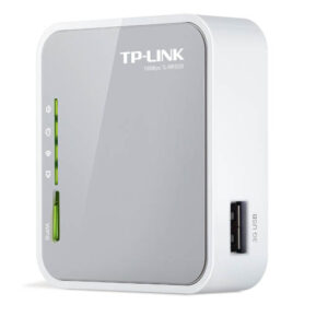 Router movil tp-link tl-mr3020 3g/4g wifi-4 n300 1x100mb usb 3g/4g portatil