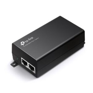 Poe injector tp-link poe160s 2p gigbit pasa datos y alimentacion por el mismo cable hasta 100 metros