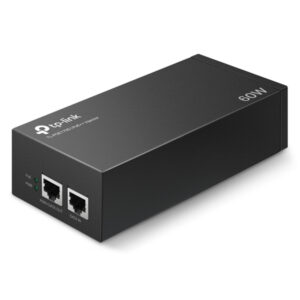 Poe injector tp-link poe170s 2p gigbit 60w pasa datos y alimentacion por el mismo cable hasta 100 me
