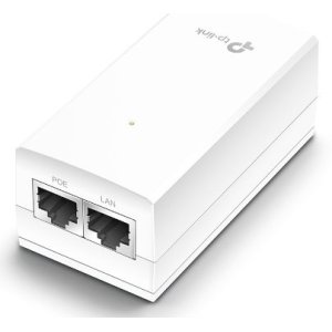 Adaptador poe pasivo tp-link tl-poe2412g 24v 1p giga con kit de montaje en pared