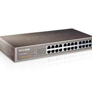Switch no gestionable tp-link sf1024ds 24p ethernet carcasa metalica 13" rack (kit de montaje no inc