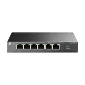 Switch no gestionable tp-link sg1006pp 6p 10/100/1000 mbps de estos 3p poe+ y 1p poe++ (64w) sobreme