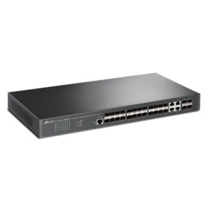 Switch gestionable jetstream tp-link sg3428xf 24p gigabit sfp l2+ y 4 ranuras sfp+ de 10 ge