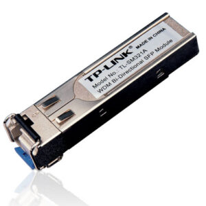 Transceiver tp-link sm321a bidireccional wdm giga monomodo lc tx:1550nm/rx:1310nm hasta 10km