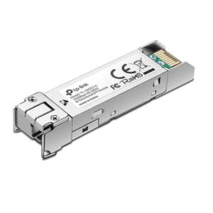 Transceiver tp-link sm321b-2 bidireccional wdm giga monomodo lc tx:1310nm/rx:1550nm hasta 2km
