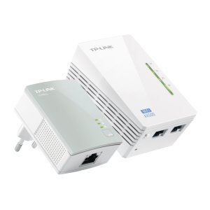 Homeplug wifi tp-link tl-wpa4220kit 300mb av600 con 2 puertos ethernet kit compuesto de un tl-wpa422
