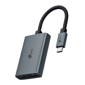 Card reader externo usb-c tplink ua440c 1xsd 1xmicrosd 4.0 carcasa de aluminio