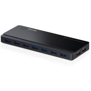 Hub usb 3.0 tp-link uh720 usb 3.0 7 puertos + 2 puertos de carga dise?o escritorio con adptador de c