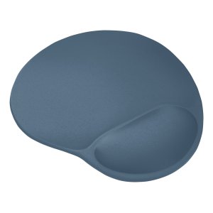 Alfombrilla trust bigfoot azul metalico con reposa mu?ecas