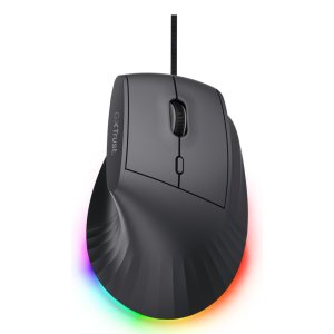 Mouse trust gaming gxt 145 rexxa 10000dpi 6 botones programables iluminacion rgb negro
