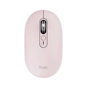Mouse trust wireless seron hypscroll slim 400-2400dpi 6 botones recargable fsc grs rosa