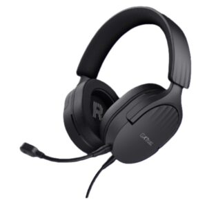 Headset trust gaming gxt 489 negro fayzo 24898 microfono desmontable plegable cable trenzado 1,2m ja
