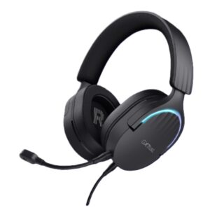 Headset trust gaming gxt 490 negro fayzo 24900 usb 7.1 microfono desmontable y flexible iluminacion