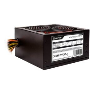 Fuente de alimentacion unykach 550w 210551 gamin incluye p4+4, brida +4 tornillos destinada repa