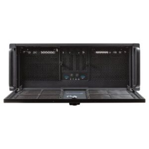 Caja rack 19" 4u unykach uk51918 atx color plata negro 3 bahias 1x usb3.0 1xusb-c f.a atx/ redundant