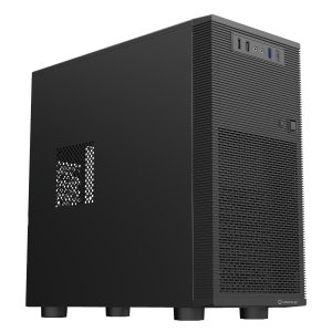 Caja micro atx unykach aero c15 uk52015 frontal rejilla f.a 500w max 150mm gpu max 295mm negro
