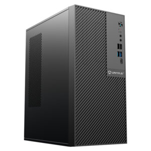 Caja numen 500 pro micro atx unykach 17 litros type c color negro sin fuente de alimentacion