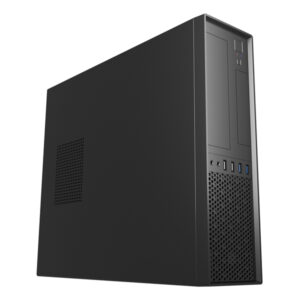 Caja microatx slim unyka slim uk 3001 black posicion horizontal o vertical admite fuente tfx sin fue