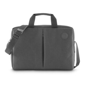 Maletin Hama Genua hasta 15.6" / Bolsillo Frontal / Bandolera Ajustable / Negro