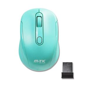 Raton inalámbrico GT641 krack 2.4Ghz / 1600 dpi / Verde agua / MTK