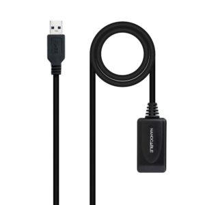 Cable USB amplificador activo USB 3.2 M/H / 10 metros / Nanocable 10.01.0312