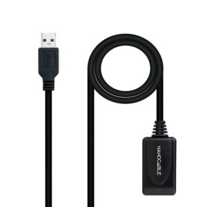 Cable USB amplificador activo USB 2.0 M/H 10 metros / Nanocable 10.01.0212