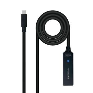 Cable USB amplificador activo USB 3.2 Type-C M/H / 5 metros / Nanocable 10.01.1311