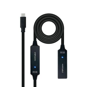 Cable USB amplificador activo USB 3.2 Type-C M/H / 10 metros / Nanocable 10.01.1312