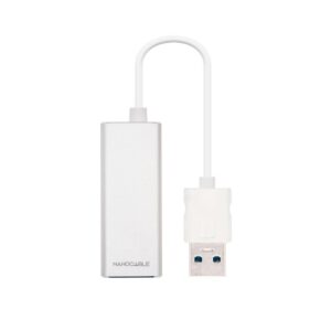 Adaptador conversor USB 3.0 a Ethernet Gigabit RJ45  15cm  Nanocable 10.03.0401
