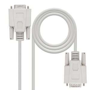 Cable serie rs232 db9 macho a db9 hembra 3m / Nanocable 10.14.0203