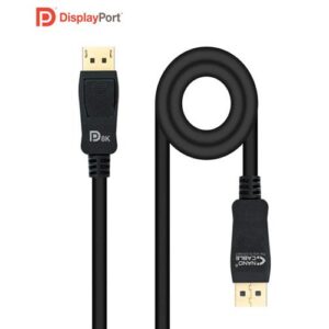 Cable Displayport a Displayport 1.4 M/M Certificado 8K / HDR / 1 metro / Nanocable 10.15.2501