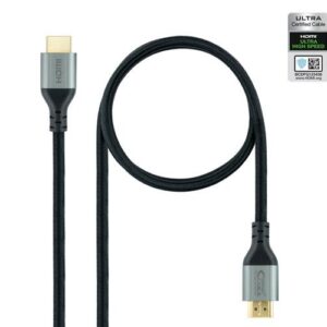 Cable HDMI 2.1 M/M / 1.5 metros / 8K 60Hz / Hdr / eArc / 48Gbps / Certificado / Nanocable 10.15.8101-L150