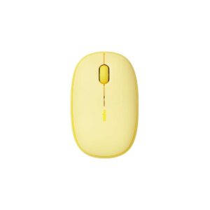 Raton Inalambrico Rapoo M660 Amarillo / Dual BT 5.0 + RF 2.4Ghz / 1.300 Dpi / 3 Botones / USB 3.0 / Multimodo / 14382
